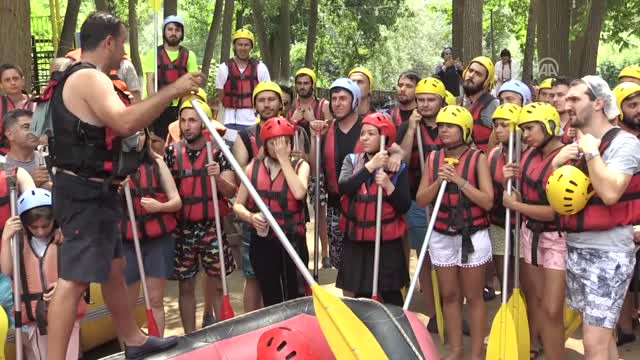 Rafting Tesislerinde Hafta Sonu Yoğunluğu – Düzce