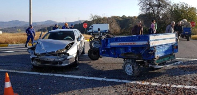 Akçakoca D-655 Karayolunda Kaza, 1 Yaralı