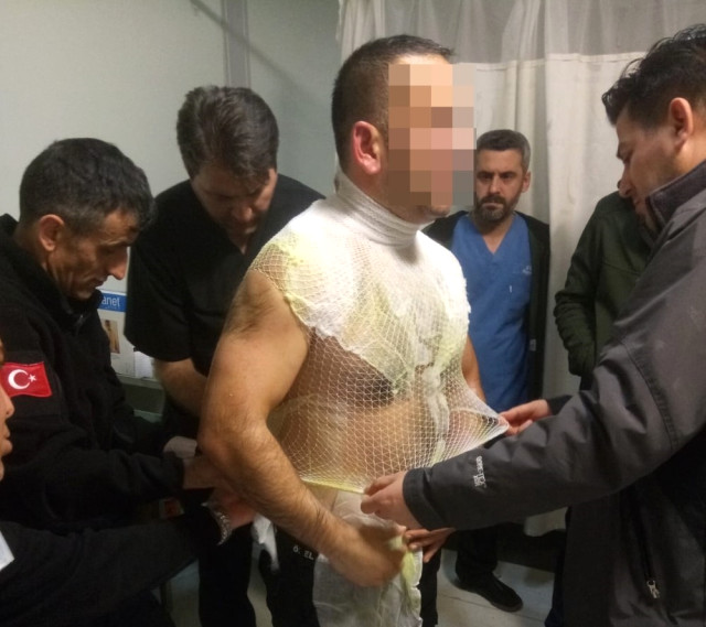 Düzce’deki Kaza Sonrası Hastane Karıştı, Güvenlik Görevlisi Yaralandı