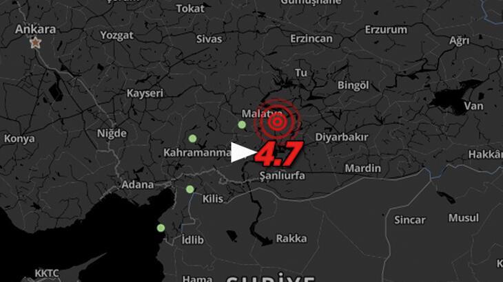Malatya’da 4.7 büyüklüğünde deprem