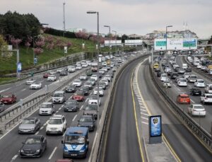 İstanbul’da bayramın birinci günü trafik yoğunluğu