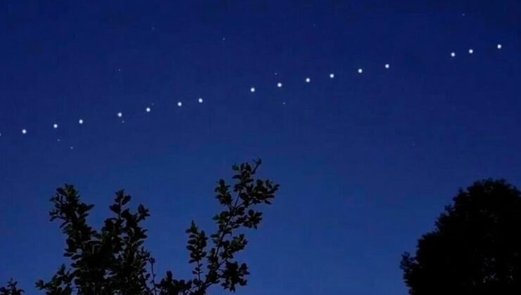 Starlink uyduları Türkiye’de görüldü