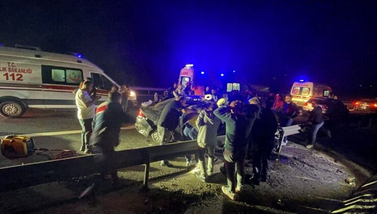 Düzce’de Zincirleme Trafik Kazası: 1 Meyyit, 7 Yaralı