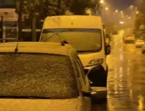 Son dakika… Meteoroloji uyarmıştı, İstanbul’a yılın birinci karı yağdı