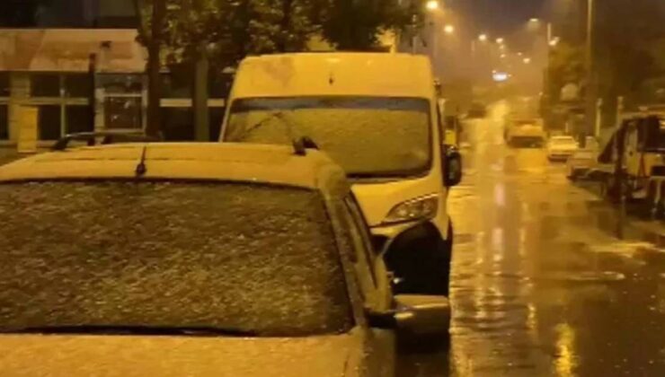 Son dakika… Meteoroloji uyarmıştı, İstanbul’a yılın birinci karı yağdı