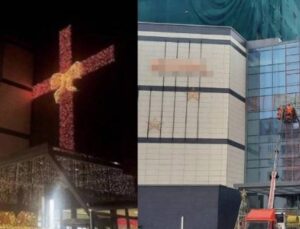 AVM’nin Yılbaşı Süsü Rize’yi Karıştırdı! Ne LGBT Kaldı Ne Haç