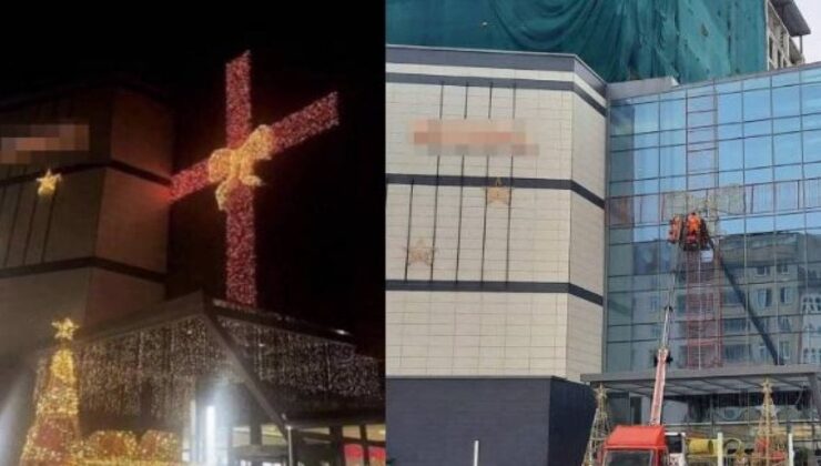 AVM’nin Yılbaşı Süsü Rize’yi Karıştırdı! Ne LGBT Kaldı Ne Haç