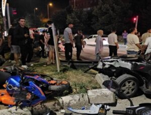 Arkadaşlarına yetişmek için sürat yaptı: Felaketi yaşadı