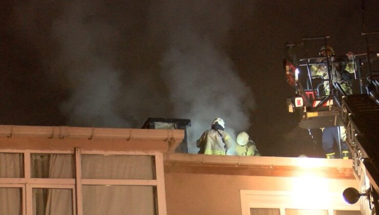 İstanbul’da gece yarısı yangın!