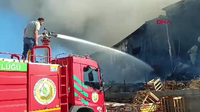 Adana’da narenciye paketleme tesisinde yangın