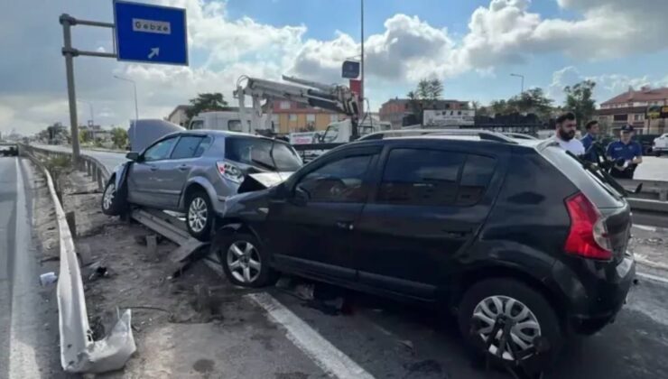 Kocaeli’de iki araba çarpıştı! 3 kişi yaralandı