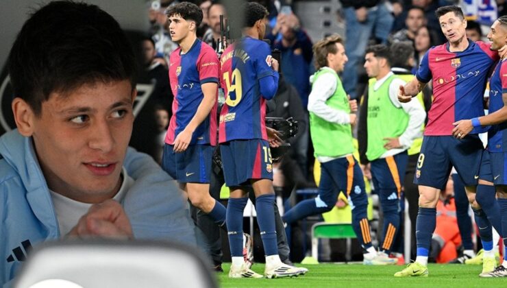 Arda Güler kenardan baktı. Barcelona Real Madrid’e fark attı