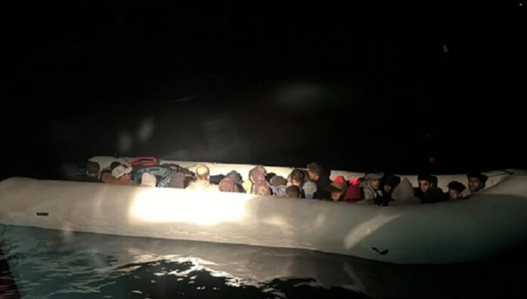 Bodrum açıklarında 60 kaçak göçmen yakalandı