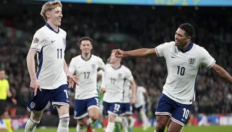 İngiltere İrlanda’ya gol yağdırdı. 5-0’la A Ligi’ne çıktı