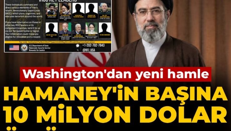 ABD/İsrail-İran savaşı çıkmaza girdi: Washington’dan yeni hamle! Hamaney’in başına 10 milyon dolar ödül koydular