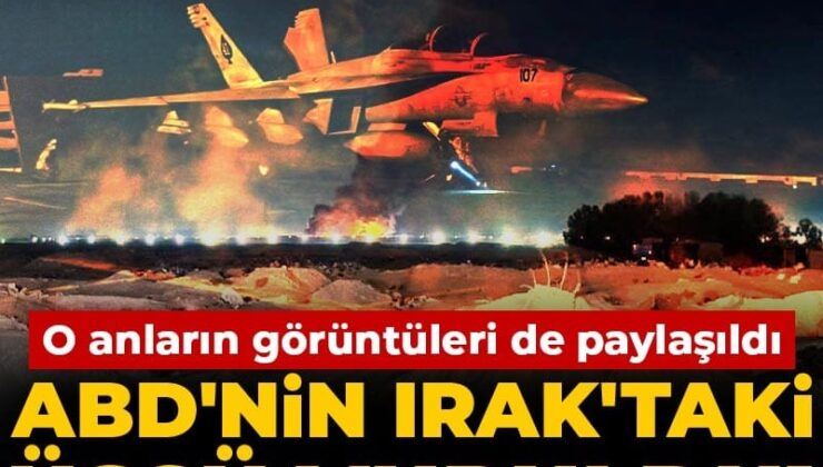 ABD’nin Irak’taki üssü vuruldu! O anların imajları de paylaşıldı