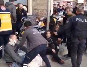 Kırmızı ışıkta duramayan araç yayaları biçti: 5 yaralı