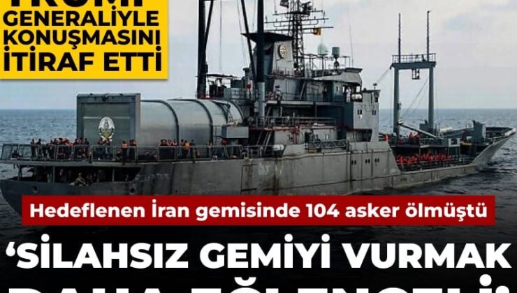 Savaş hatalısı Trump generaliyle konuşmasını itiraf etti: Silahsız gemiyi vurmak daha eğlenceli