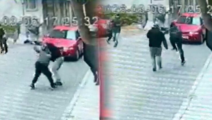 Yaşlı adamı sokak ortasında darbettiler!
