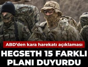 ABD’den İran’a kara harekatı için ’15 farklı plan’ açıklaması