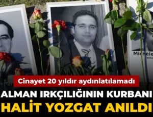 Alman ırkçılığının kurbanı Halit Yozgat anıldı: Cinayet 20 yıldır aydınlatılamadı…