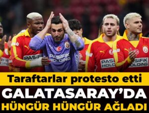 Galatasaray’da maç sonu hüngür hüngür ağlayıp özür diledi