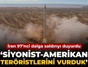 Son Dakika | İran 97’nci dalga saldırıyı açıkladı: Siyonist ordu tesislerini vurduk