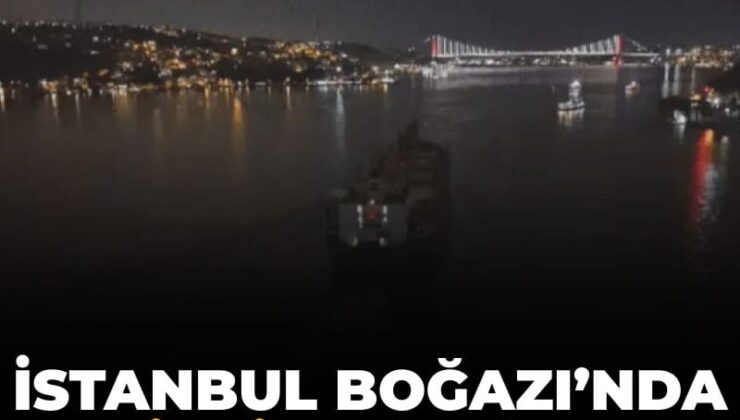 Son Dakika | İstanbul Boğazı’nda gemi trafiği çift taraflı durdu