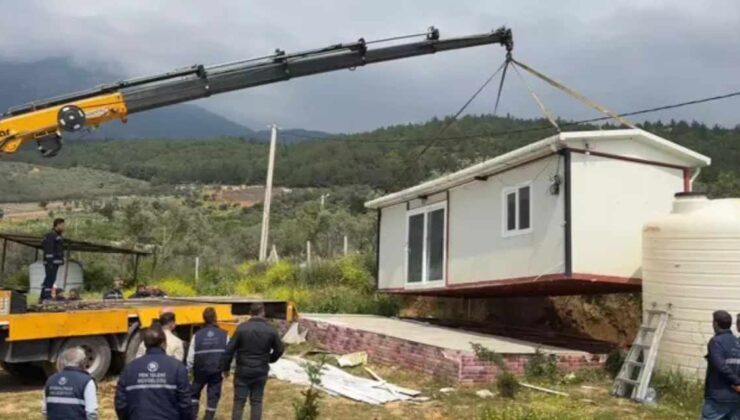 Tarım topraklarındaki kaçak yapılar kaldırılıyor