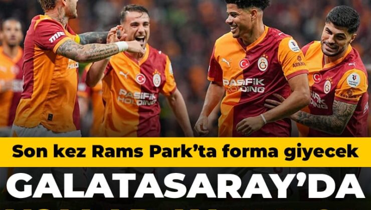 Galatasaray’da yollar ayrılıyor: Son sefer Rams Park’ta forma giyecek