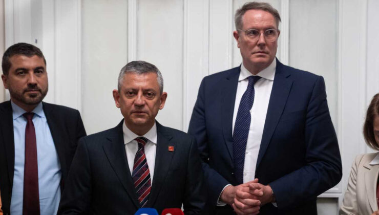 Özgür Özel, SPD heyeti ile görüştü