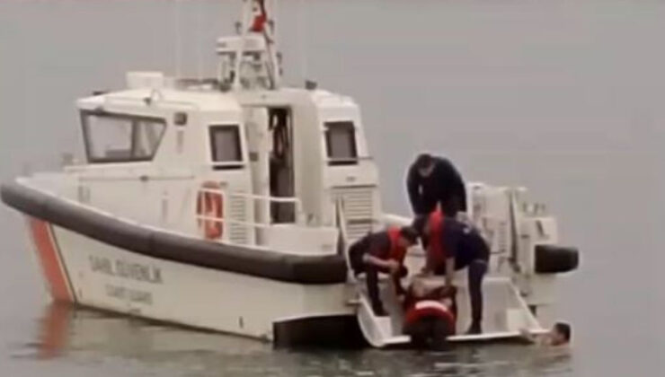 Samsun’da denize atlayan bayanı itfaiye eri kurtardı